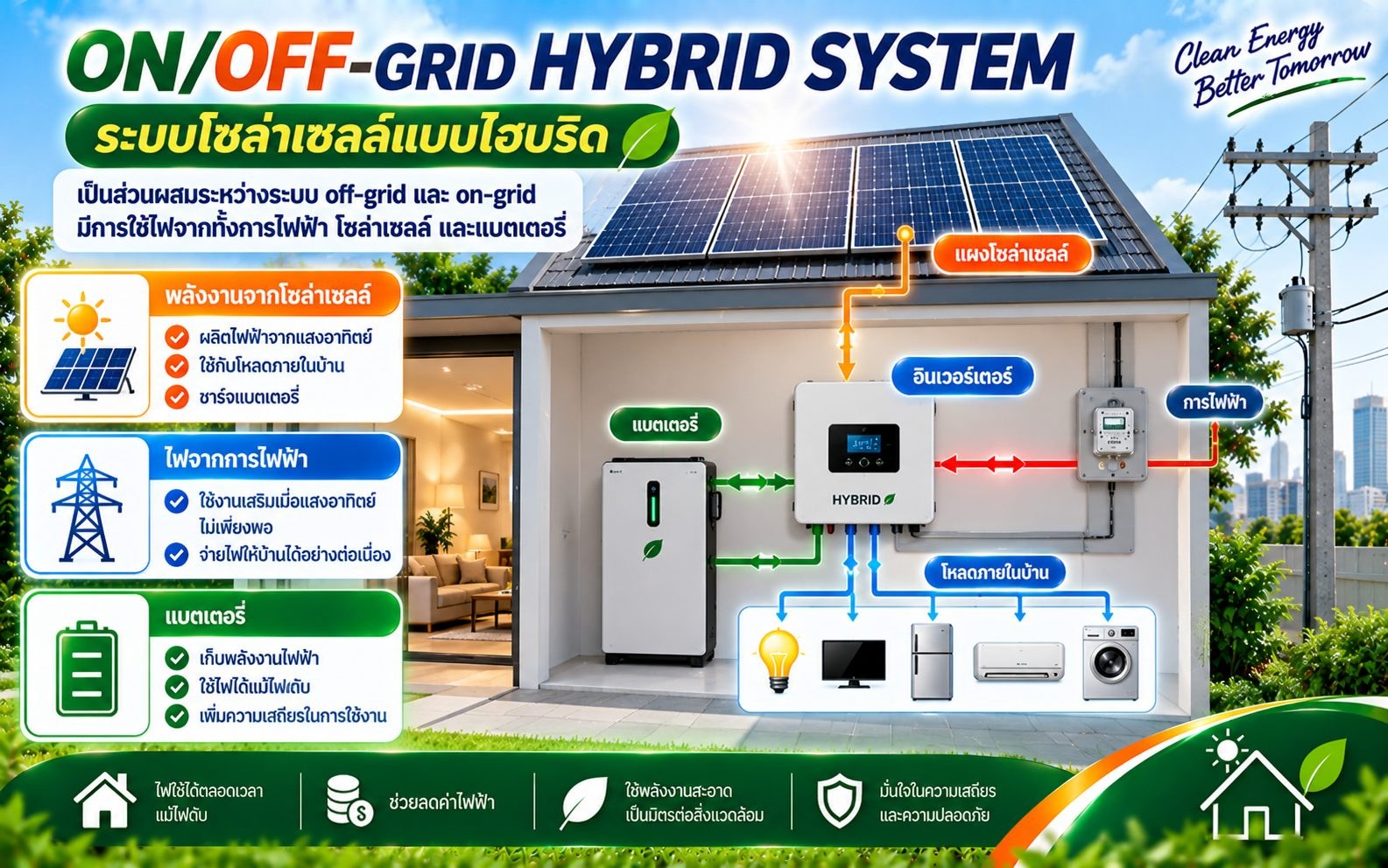ON/OFF-GRID HYBRID SYSTEM