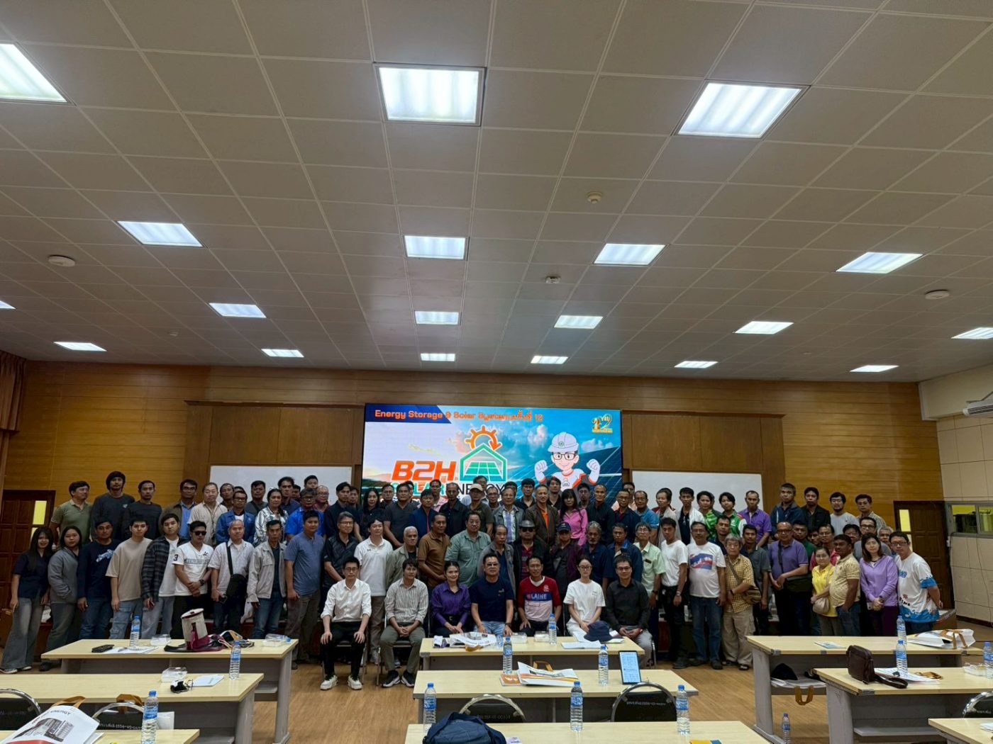 งานอบรม Energy Storage & Solar System ครั้งที่ 12   ณ  มหาวิทยาลัยราชภัฏ หมู่บ้านจอมบึง จ.ราชบุรี  วันที่ 18 ต.ค. 2568