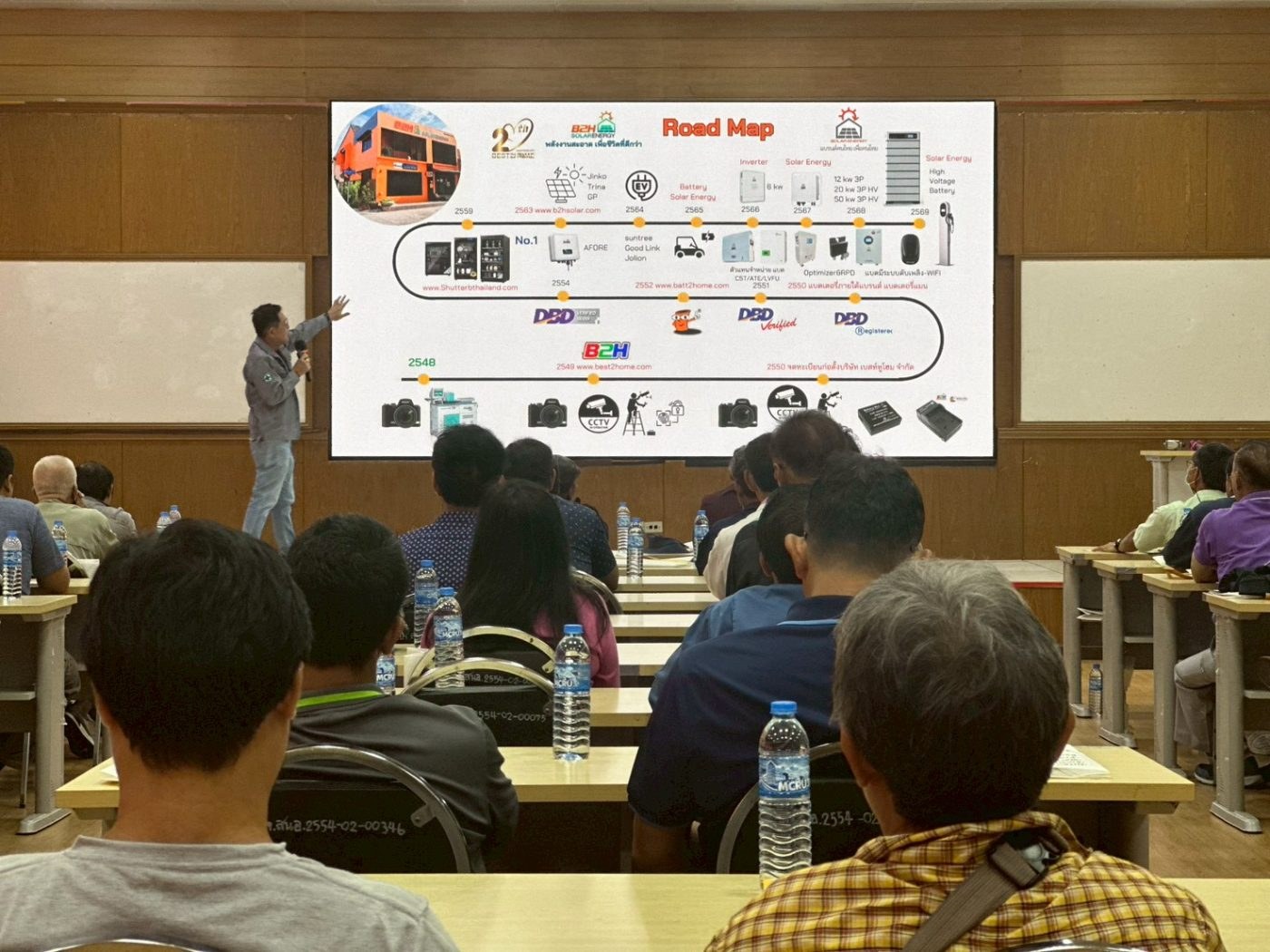 งานอบรม Energy Storage & Solar System ครั้งที่ 12   ณ  มหาวิทยาลัยราชภัฏ หมู่บ้านจอมบึง จ.ราชบุรี  วันที่ 18 ต.ค. 2568