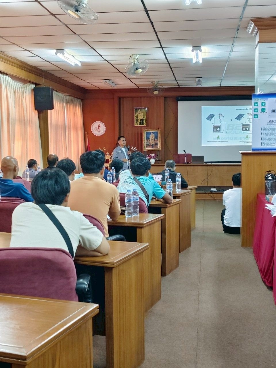 งานอบรม Energy Storage & Solar System ครั้งที่ 8  ณ  วิทยาลัยช่างกลพาณิชยการนครราชสีมา จ.นครราชสีมา                                            วันที่ 25 มิ.ย. 2568