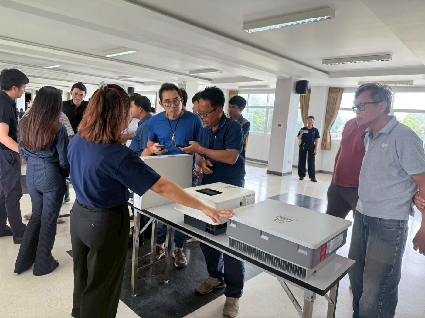 งานอบรม Energy Storage & Sol ar System ครั้งที่ 10 ณ  วิทยาลัยเทคนิคสัตหีบ จังหวัดชลบุรี  วันที่ 29 ส.ค. 2568