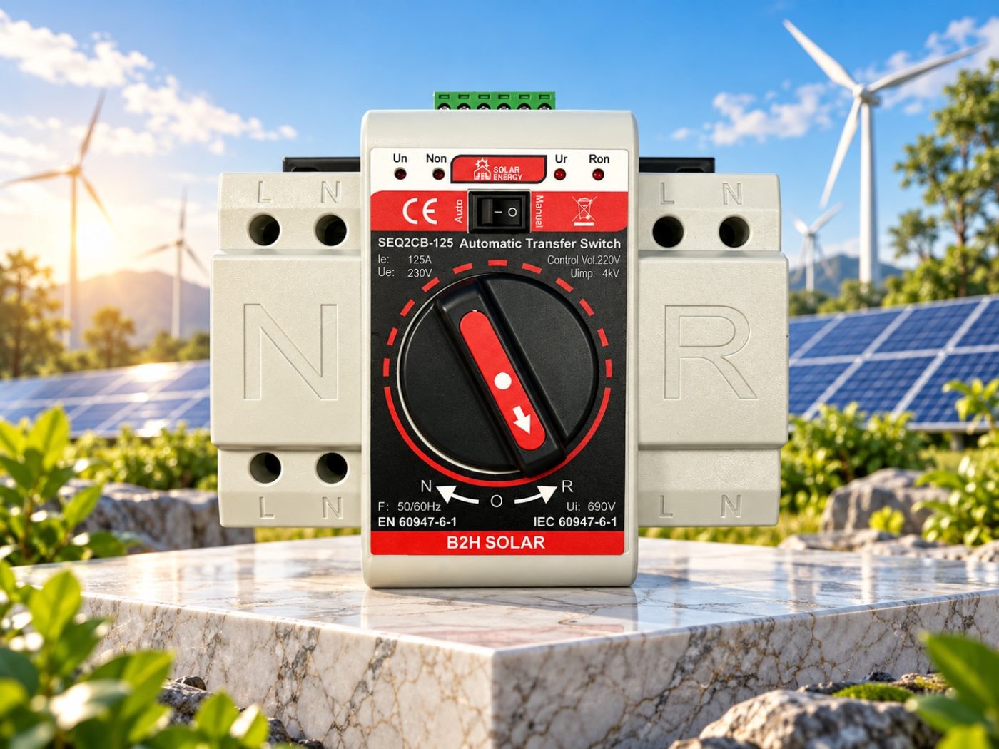 Daul power automatic transfer switch