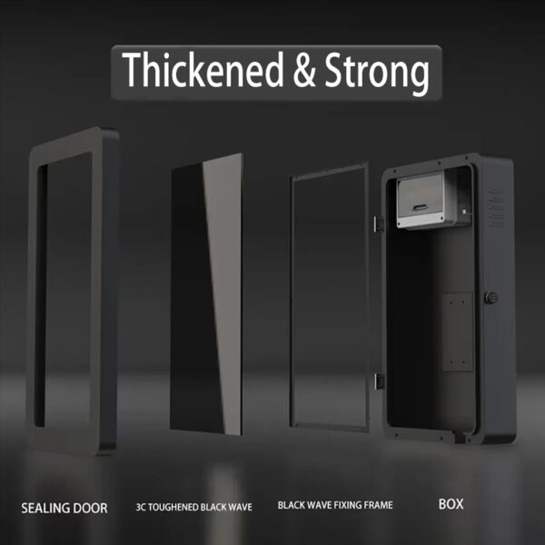 EV Charger Protection Box ตู้ใส่เครื่องชาร์จรถยนต์ไฟฟ้า ระบบล็อกกุญแจ - Image 4