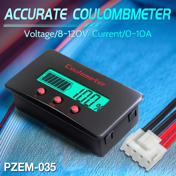 BATTERY SOC METER PZEM-035 เครื่องวัดปริมาณกระแสไฟฟ้าและความจุของแบตเตอรี่ที่มีความแม่นยำสูง