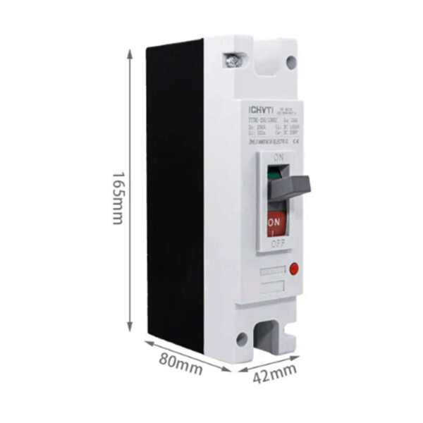 Dc 200 Amp Breaker Mccb 1P For Battery เซอร์กิตเบรกเกอร์ ป้องกันการโอเวอร์โหลดและไฟฟ้าลัดวงจร - Image 2