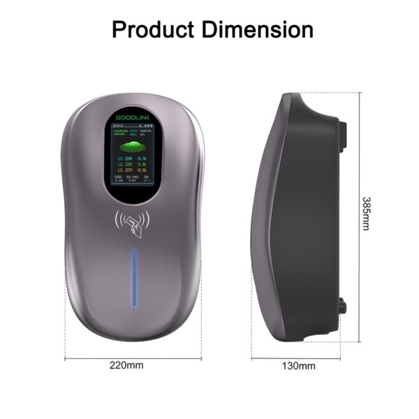GOODLINK Wall Box EV Charger 7KW/11KW, Type 2 Fast Charging with RFID Card - Image 3
