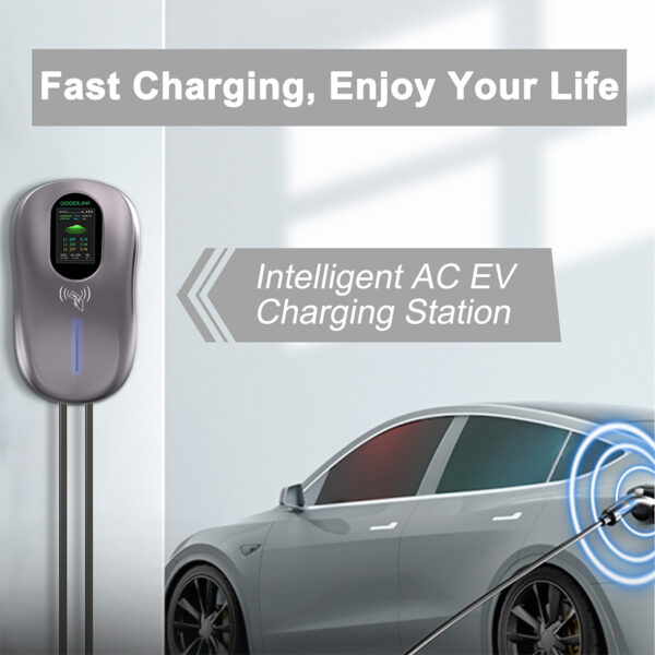 GOODLINK Wall Box EV Charger 7KW/11KW, Type 2 Fast Charging with RFID Card - Image 7