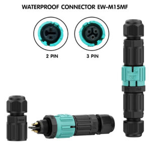 WATERPROOF CONNECTOR EW-M15MF บัดกรีสาย ขั้วต่อไฟฟ้ากันน้ำ