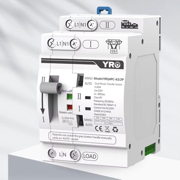 Dual Power Transfer Emergency Power Switch YRQ4PC-63 - Image 3