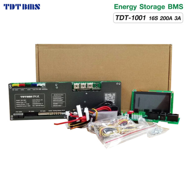 SMART BMS TDT-1001 16S 200A 3A LFP WITH 4.3 TOUCH SCREEN