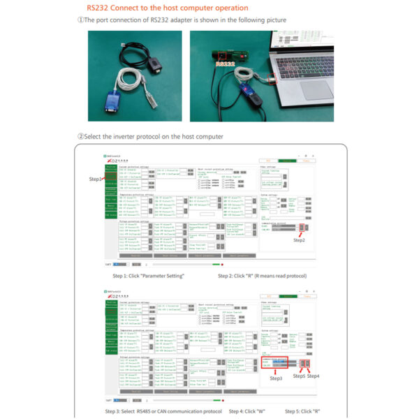 SMART BMS TDT-1001 16S 200A 3A LFP WITH 4.3 TOUCH SCREEN - Image 9