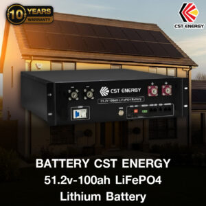 BATTERY CST ENERGY 51.2v-100ah LiFePO4 Lithium Battery