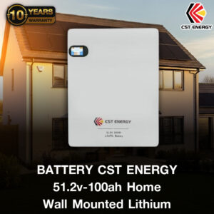BATTERY CST ENERGY 51.2v-100ah Home Wall Mounted Lithium